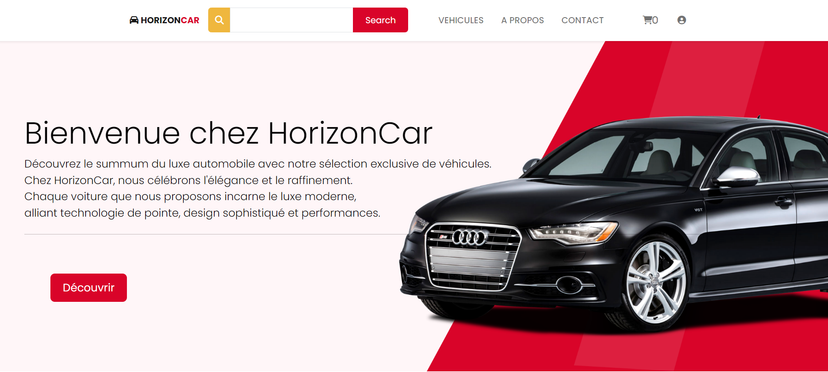 Horizon Car (Projet soutenance bac +2)
