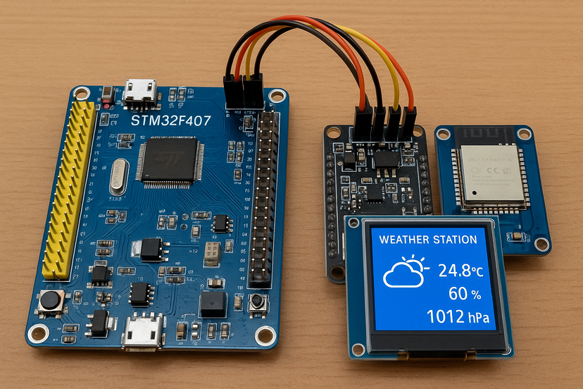 Station Météo STM32F407 + ESP32
